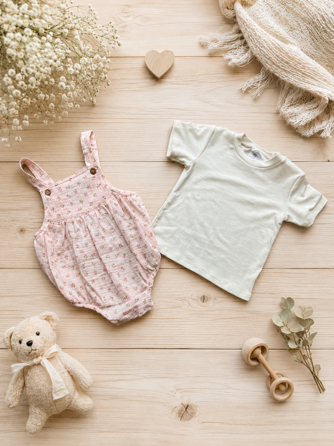Conjunto de Ropa para Bebé Niña | DULCE AMAPOLA