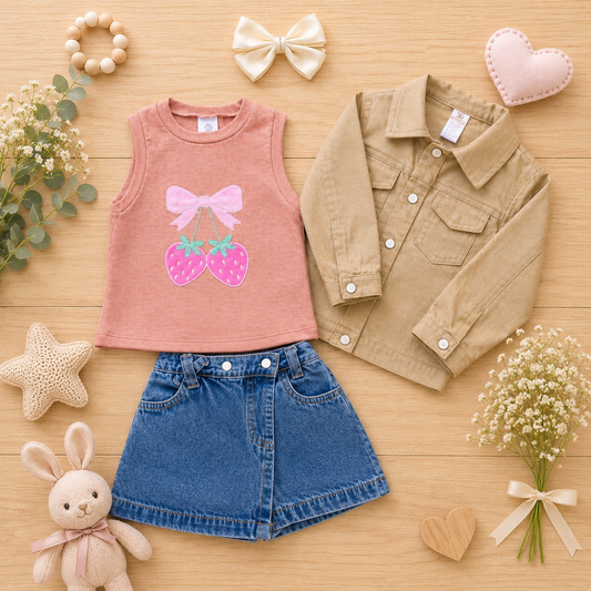 Conjunto de bebé niña / GUADALUPE