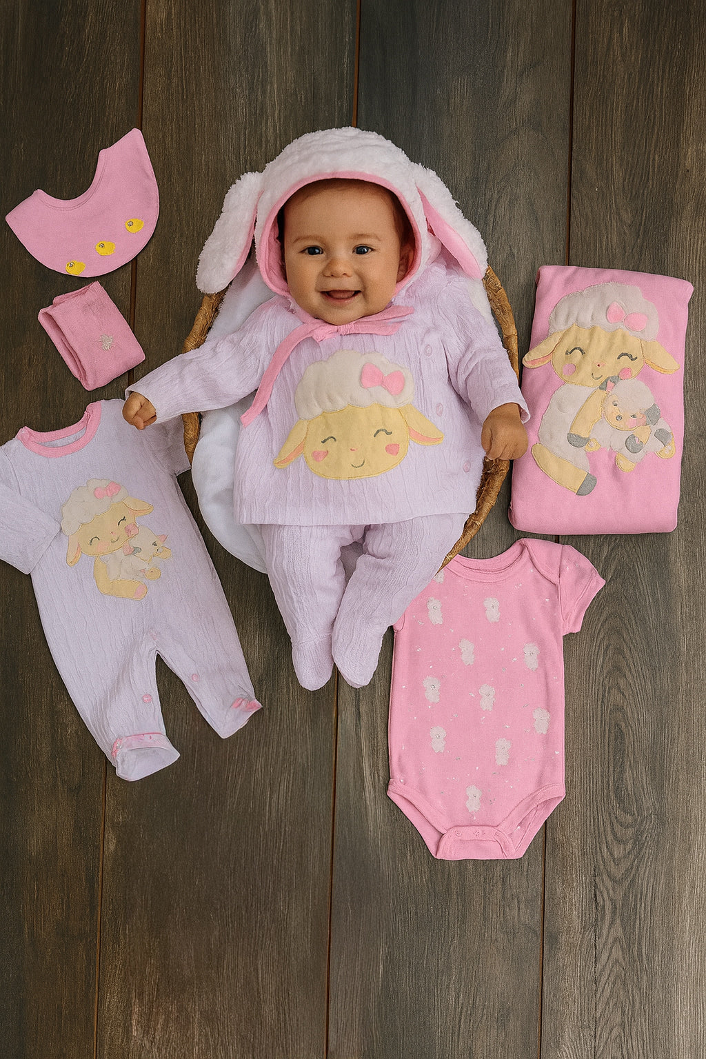 Conjunto de Ropa para Bebé Niña | OVEJITA DOLLY