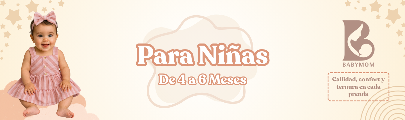 Niñas de 4 a 6 meses