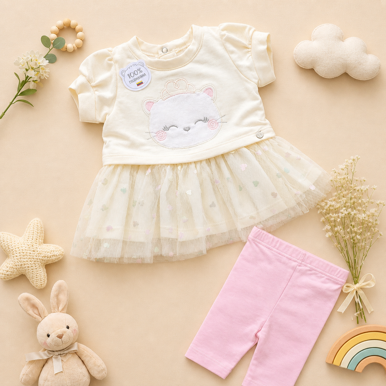 Vestido más leggins para Bebé Niña | THAIS