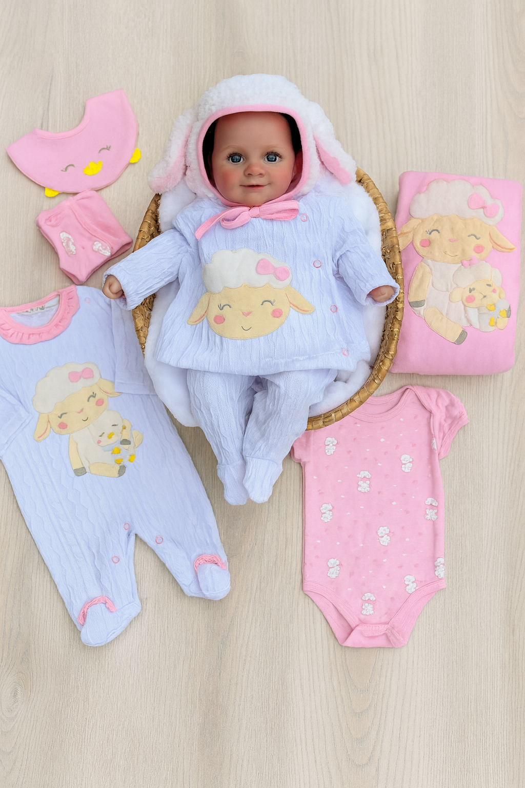 Conjunto de Ropa para Bebé Niña | OVEJITA DOLLY