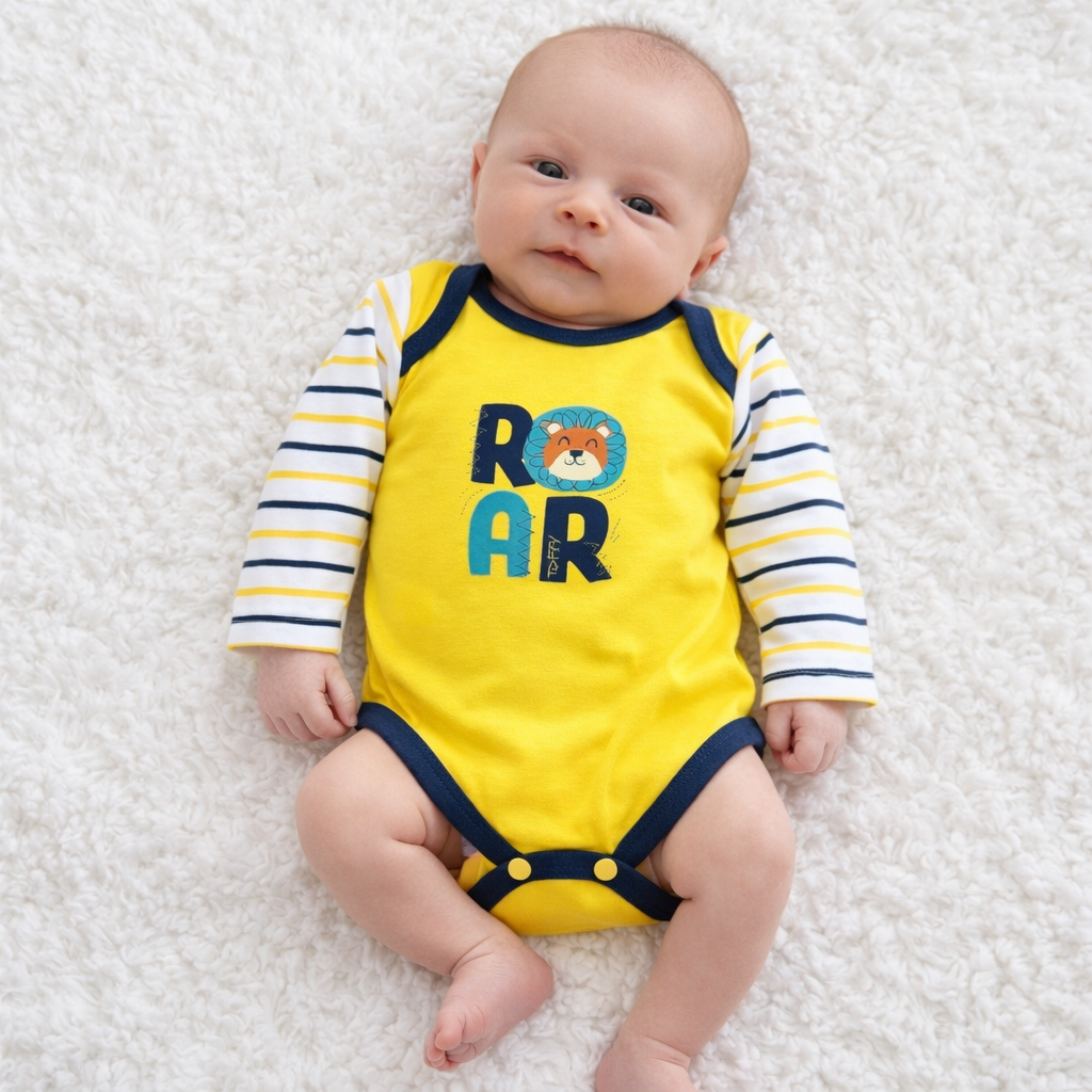 Set de 3 Bodis para Bebé Niño | MINI REX