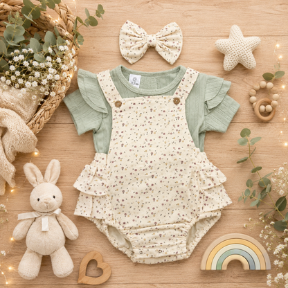 Conjunto de Ropa para Bebé Niña | CU CÚ