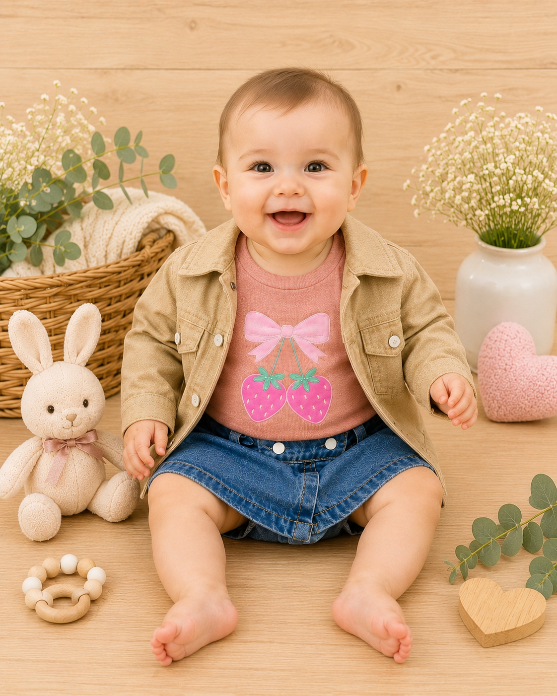 Conjunto de Ropa para Bebé Niña | GUADALUPE