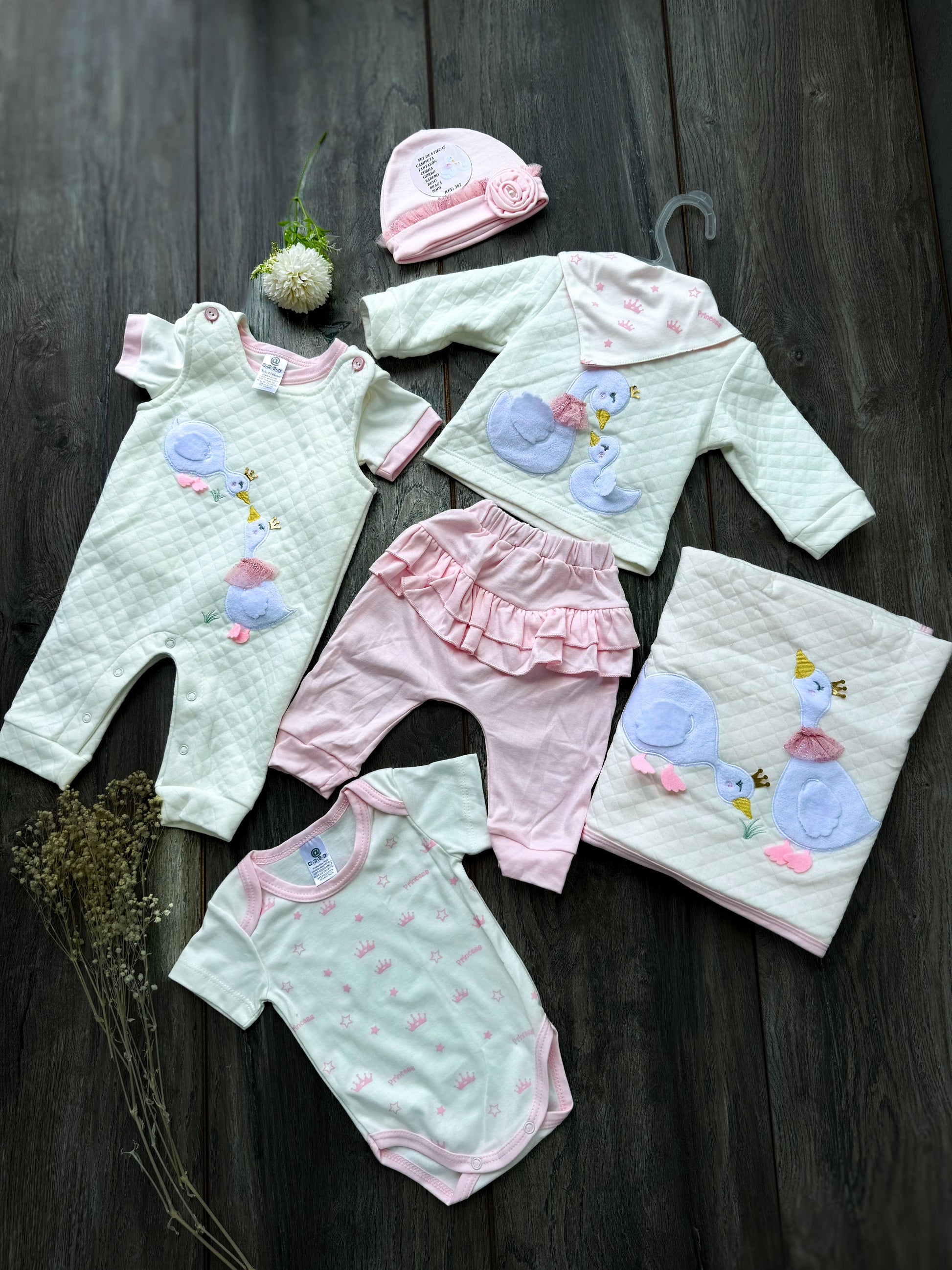 SET PATITOS REALES - BoutiqueMundoMaterno