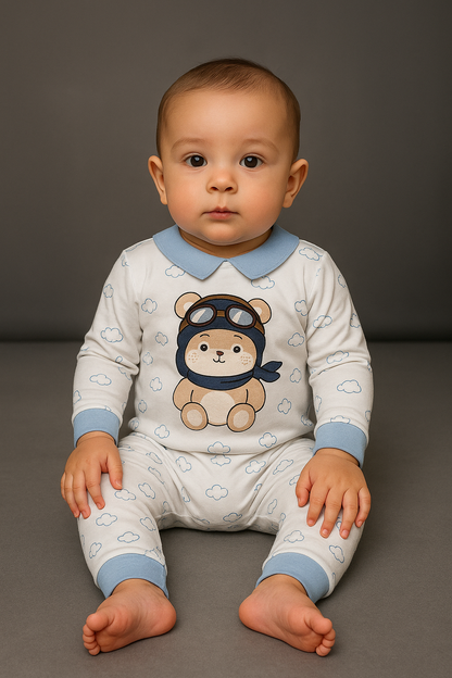 Conjunto de 7 piezas de Ropa para Bebé Niño | MINI AVIADOR