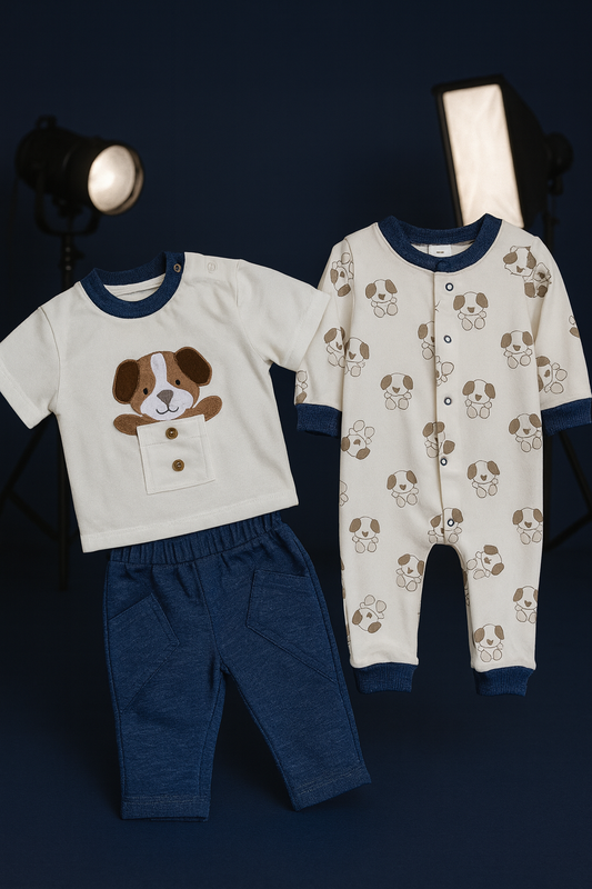 Conjunto de Ropa para Bebé Niño | POMPÓN