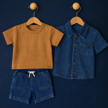 conjunto para bebe niño/ LLODRA