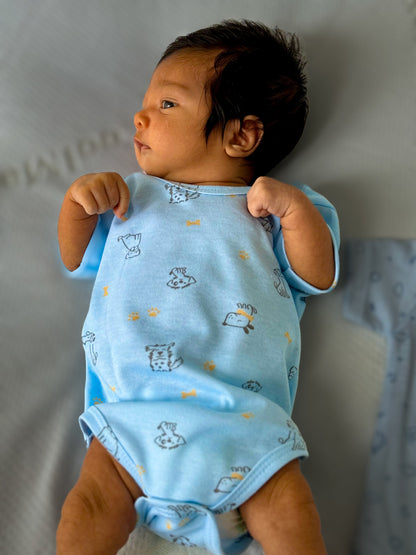 Conjunto de 3 Bodis para Bebé Niño | SHOOPER