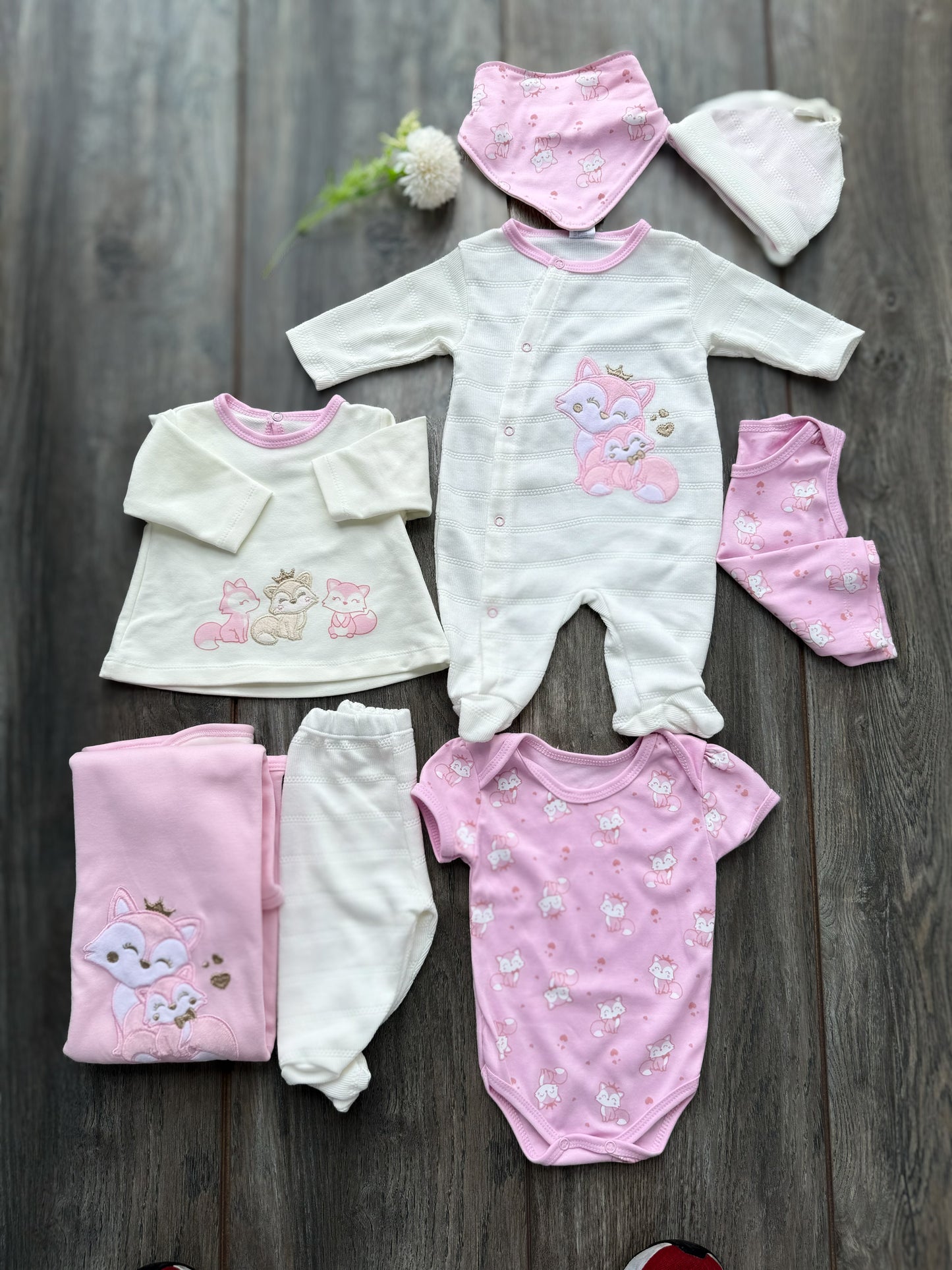 Conjunto de Ropa para Bebé Niña | CIELO ROSA